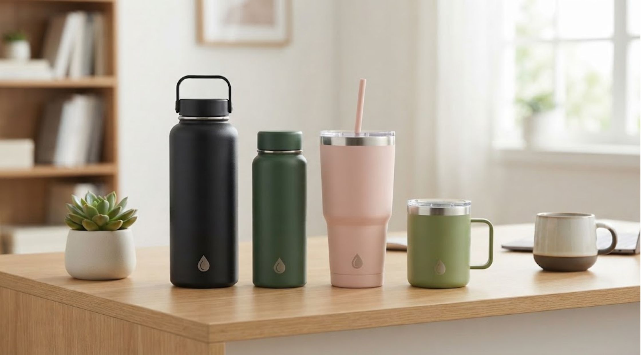 IceDrop Insulated Water Bottles Modern Drinkware for Everyday Hydration