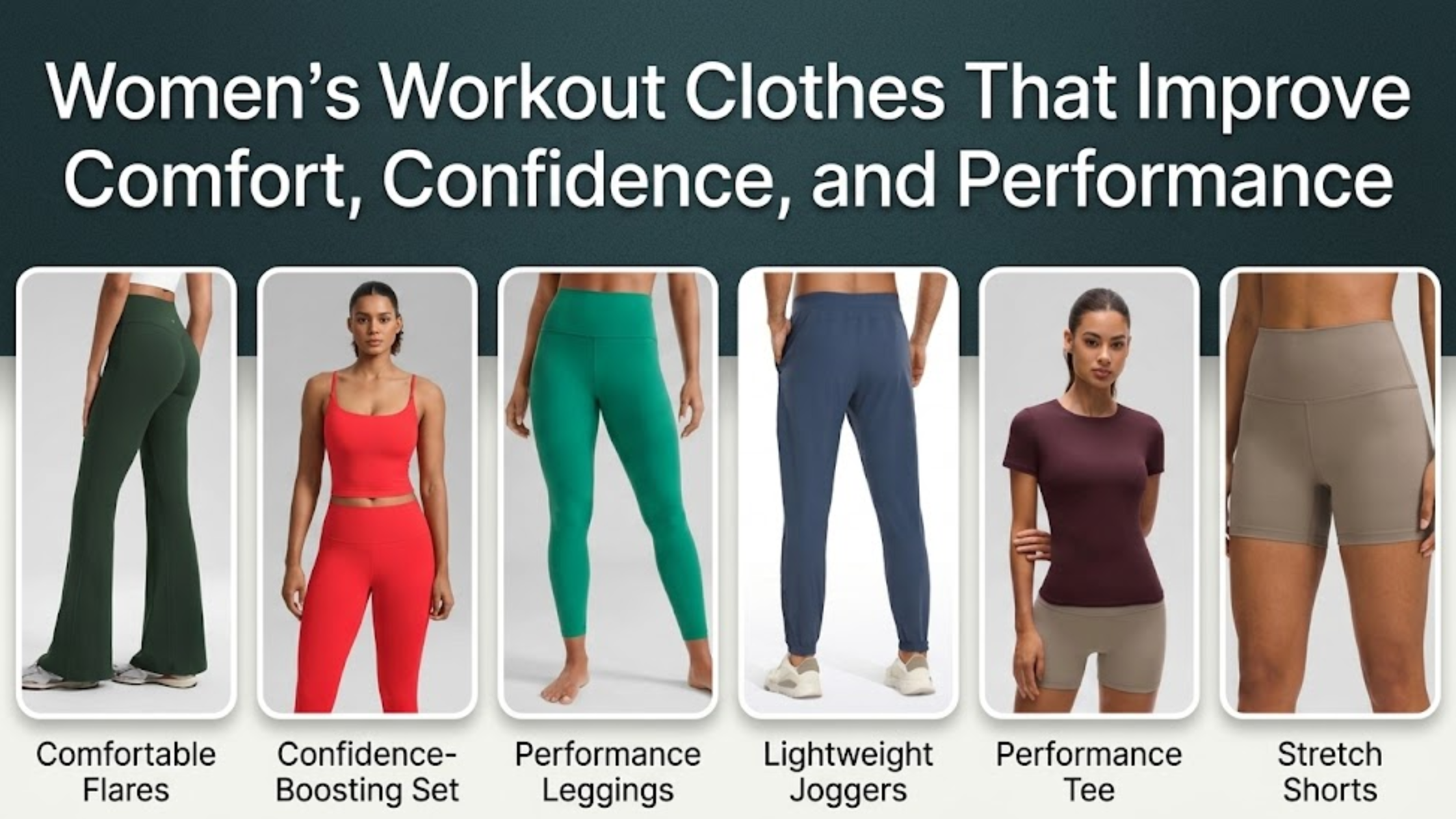 Women’s Workout Clothes and Women’s Yoga Leggings for Comfort, Flexibility, and Performance